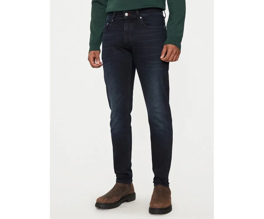 obrazek 1 Hechter Paris Jeansy 26010 142363 Granatowy Slim Fit