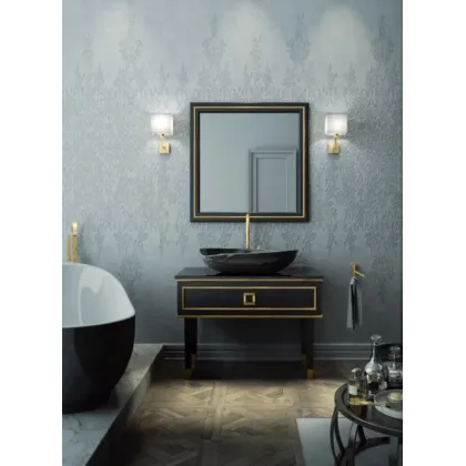 Zdjęcie Nowoczesny komplet mebli włoskich Art Deco do łazienki
