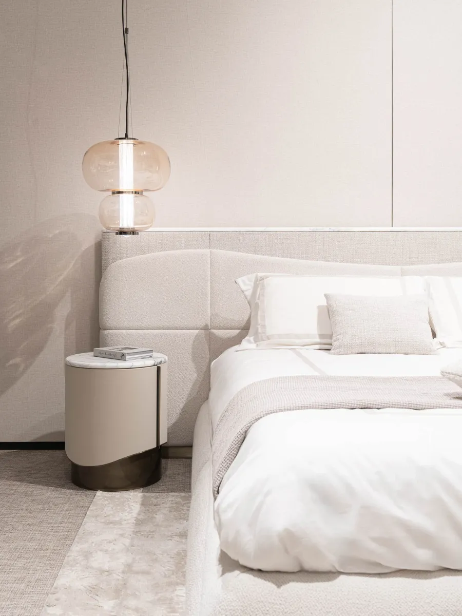 obrazek 18 Eleganckie włoskie łóżko do sypialni - styl modernistyczny