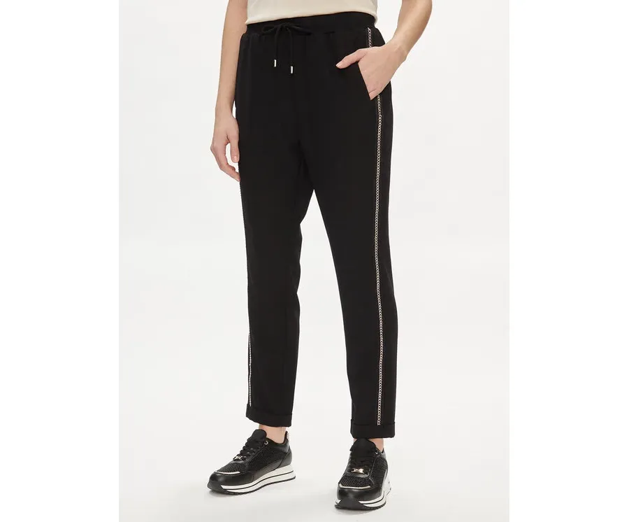 obrazek 1 Liu Jo Spodnie dresowe TA4088 TS423 Czarny Regular Fit