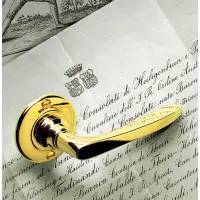 Picture Elegant Firenze handle in 3 door finishing variants
