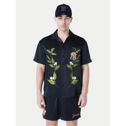 Zdjęcie New Era Koszula New York Yankees Floral Revere 60596374 Czarny Regular Fit