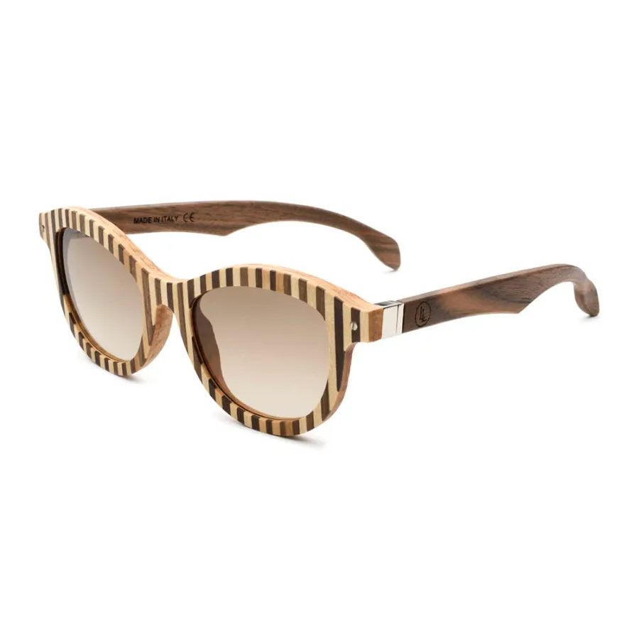 obrazek 2 Stylowe, drewniane, włoskie okulary dla kobiety - Legno Light