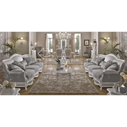 Zdjęcie Prestiżowy włoski czterodrzwiowy kredens do salonu - Morello Gianpaolo