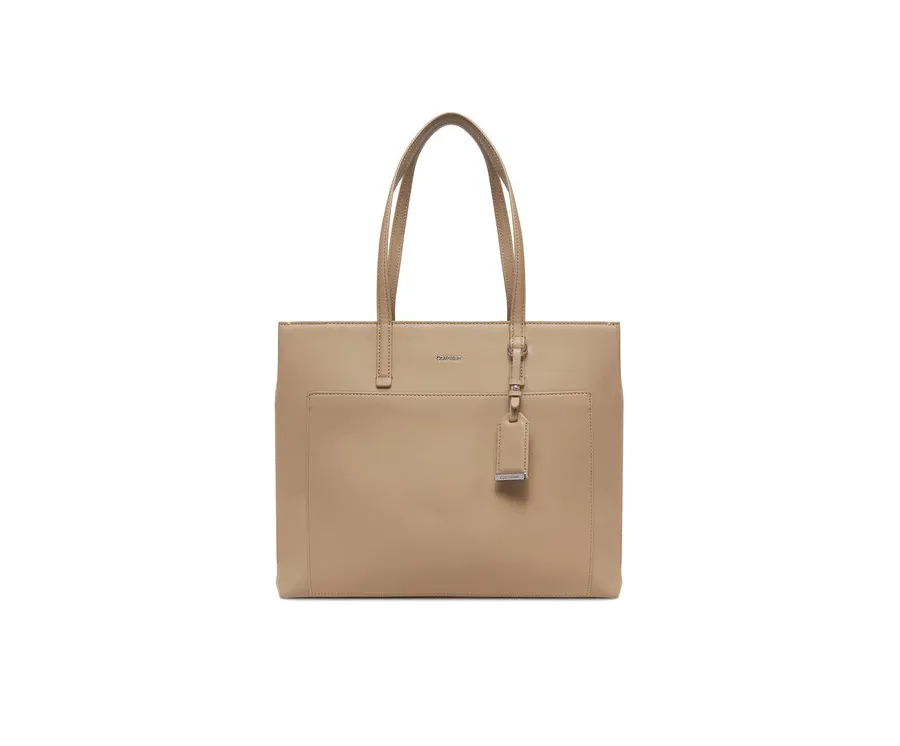 obrazek 1 Calvin Klein Torebka Ck Must Medium Shopper W/Pocket K60K613019 Beżowy