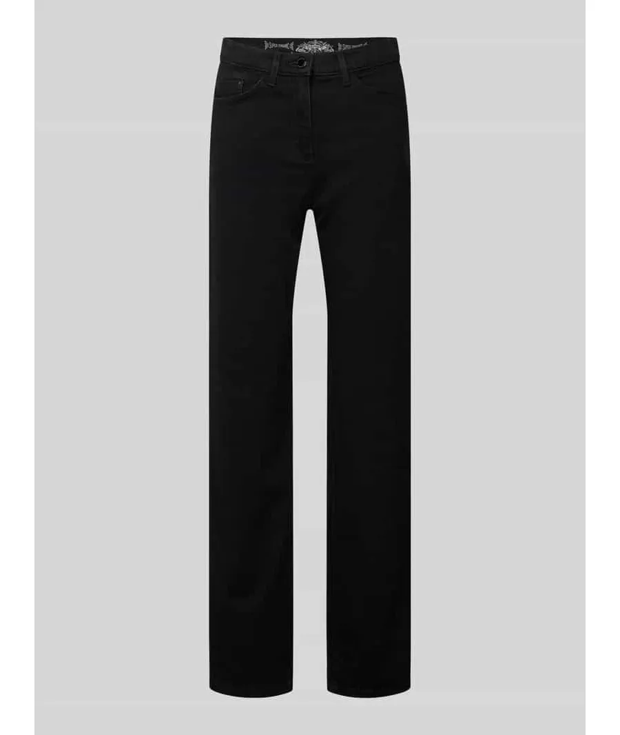 obrazek 1 Jeansy o kroju regular fit z 5 kieszeniami model ‘Lora’