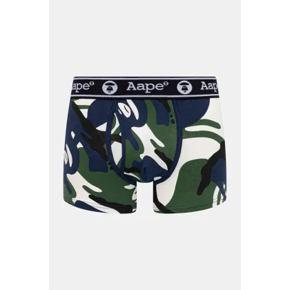 Zdjęcie AAPE bokserki Main męskie kolor granatowy AAPUWM5240XAN