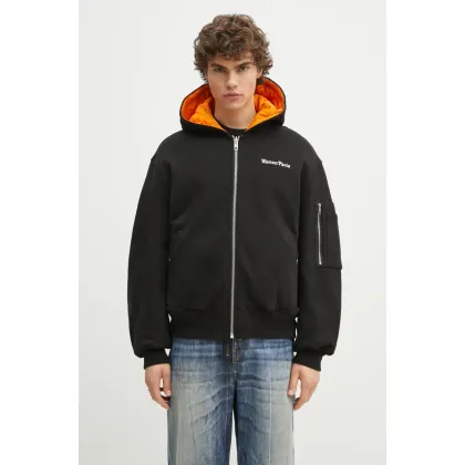Zdjęcie Kenzo kurtka dwustronna kolor czarny przejściowa oversize FF55BL2114MT.99J