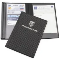 Picture A handy case for motorcycle books with a personalization option