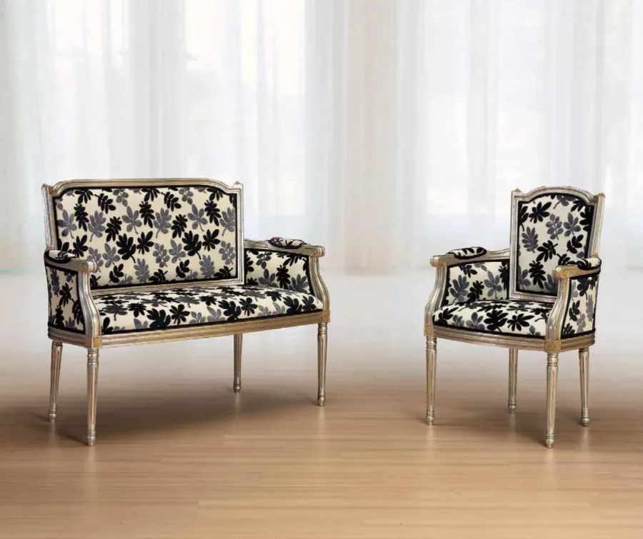 obrazek 1 Wyjątkowa mała sofa w stylu antycznym do salonu - Morello Gianpaolo