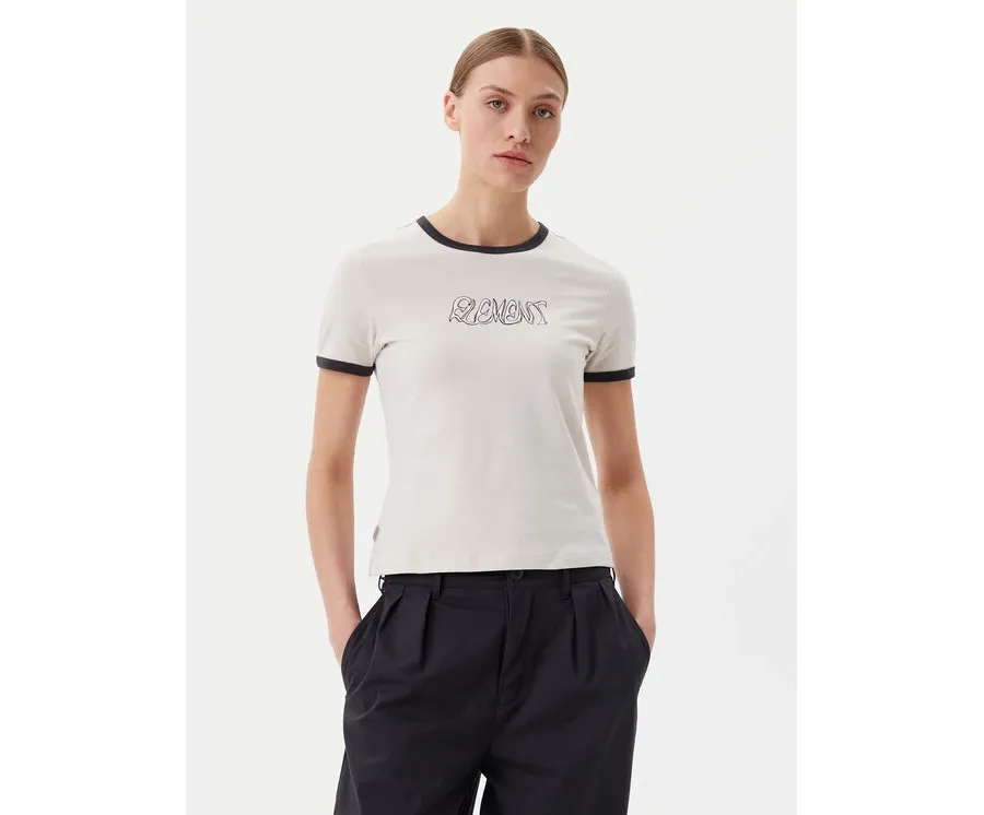 obrazek 1 Element T-Shirt ELJZT00138 Beżowy Regular Fit