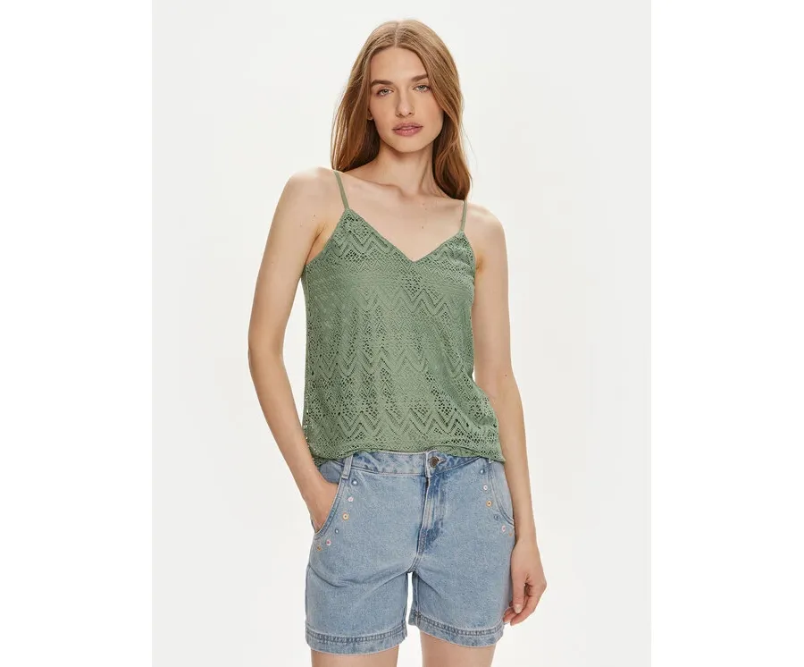 obrazek 1 Vero Moda Top Maya 10304453 Zielony Regular Fit