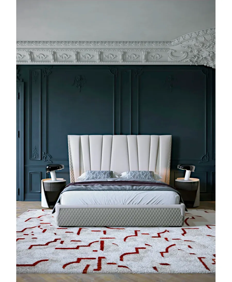 obrazek 3 Wspaniałe modernistyczne łóżko z Włoch - do sypialni