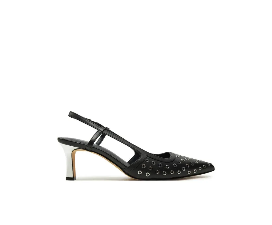 obrazek 1 MICHAEL Michael Kors Sandały Alora Mid Sling 40R5ALMP3L Czarny