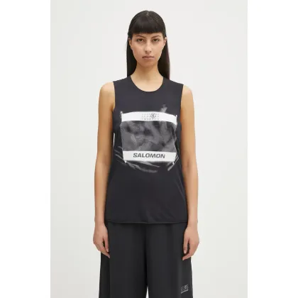 Zdjęcie MM6 Maison Margiela top kolor czarny S52NL0071.M20101