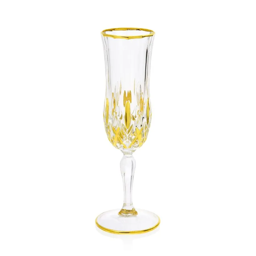 obrazek 1 Kryształowy komplet 6 kieliszków do degustacji szampana (130 ml)