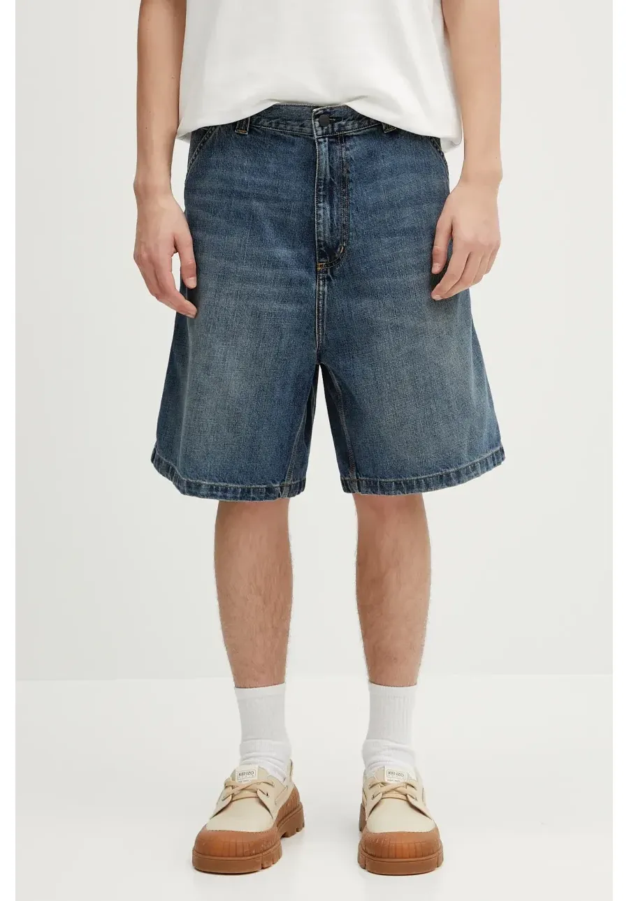 obrazek 1 Carhartt WIP szorty jeansowe OG Single Knee Short męskie kolor niebieski I034872.014L