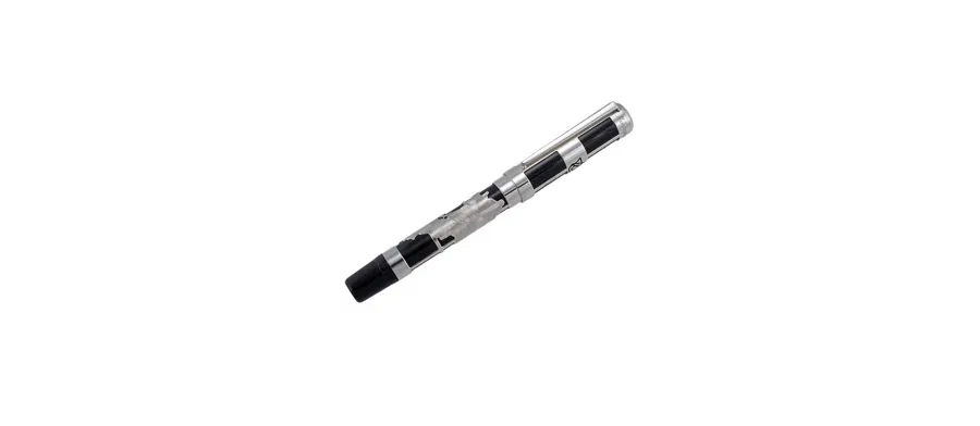 picture 1 Craftful Paulo Coelho rollerball Pen Made of Silver