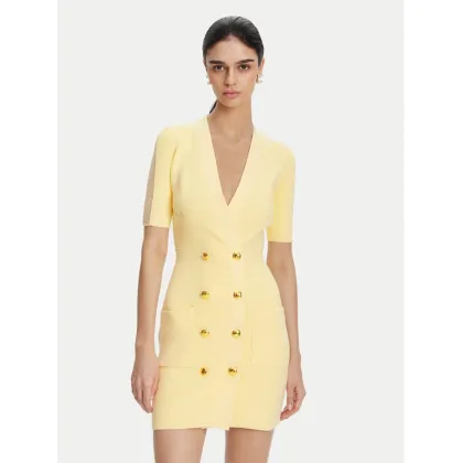 Zdjęcie Elisabetta Franchi Sukienka dzianinowa AM-66S-51E2 Żółty Regular Fit