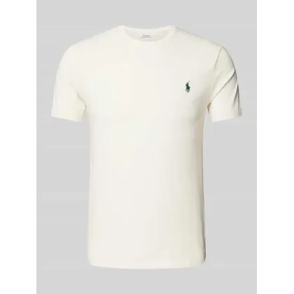 Zdjęcie Polo Ralph Lauren T-Shirt 710671438421 Écru Slim Fit