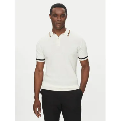 Zdjęcie KARL LAGERFELD Polo 655017 552307 Biały Slim Fit