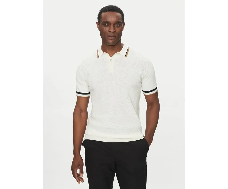 obrazek 1 KARL LAGERFELD Polo 655017 552307 Biały Slim Fit