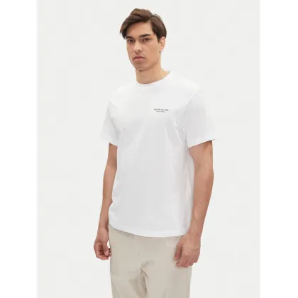 Zdjęcie Mustang T-Shirt Akron 1016284 Biały Relaxed Fit