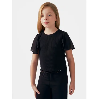 Zdjęcie Mayoral Bluzka 6004 Czarny Slim Fit