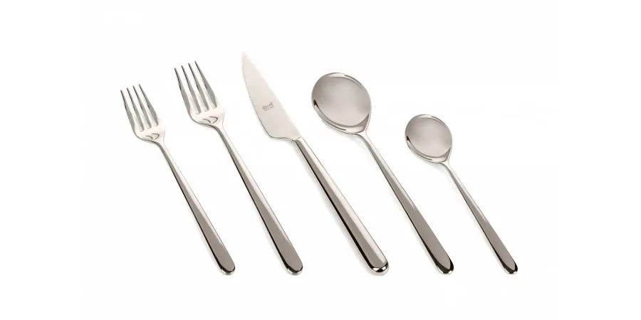 obrazek 2 Włoski zestaw 6 łyżek Gourmet ze stali nierdzewnej