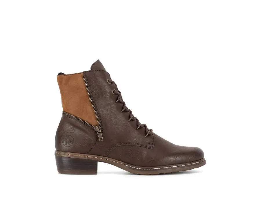 obrazek 1 Rieker Botki Y0800-24 Brązowy