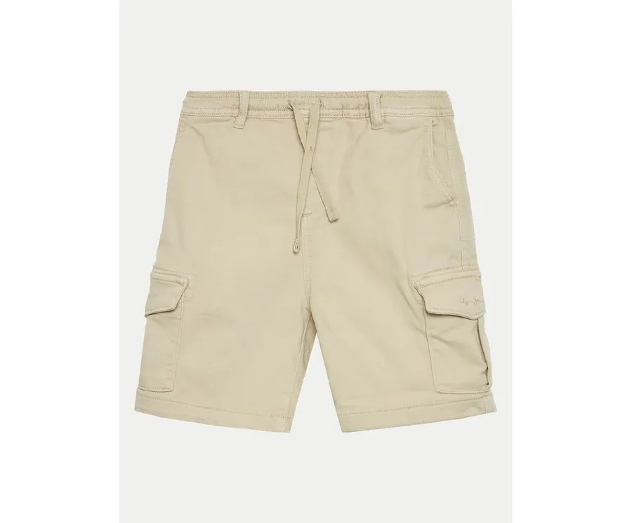 obrazek 1 Pepe Jeans Szorty materiałowe Ted PB800790 Beżowy Regular Fit
