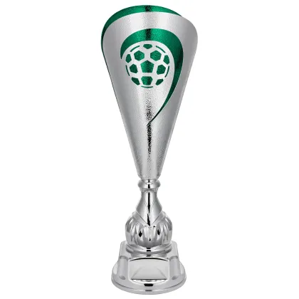 Zdjęcie Stylowy puchar jako trofeum na zawodach piłkarskich