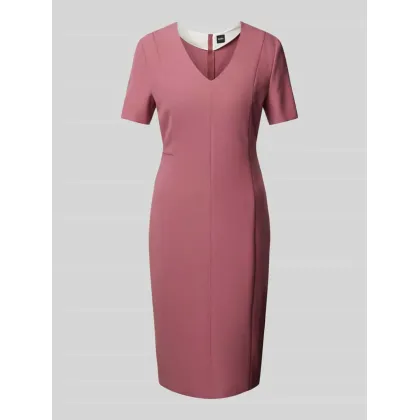 Zdjęcie Sukienka o długości do kolan z dekoltem w serek model ‘Damaisa’