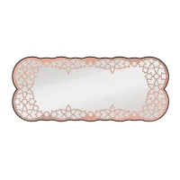 Picture A unique Portuguese hanging mirror with a copper finish