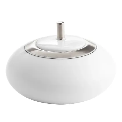 Zdjęcie Klasyczna porcelanowa cukiernica Domo Platinium z platynowym motywem dekoracyjnym - Vista Alegre