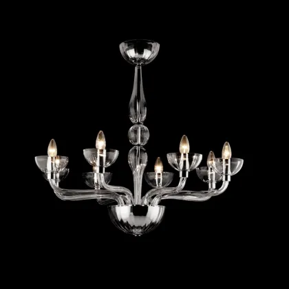 Picture Elegant Murano glass chandelier - Lucevetro