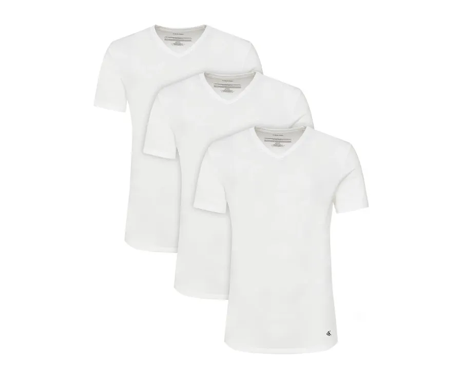 obrazek 1 Calvin Klein Underwear Komplet 3 t-shirtów LV00NB4186 Biały Slim Fit