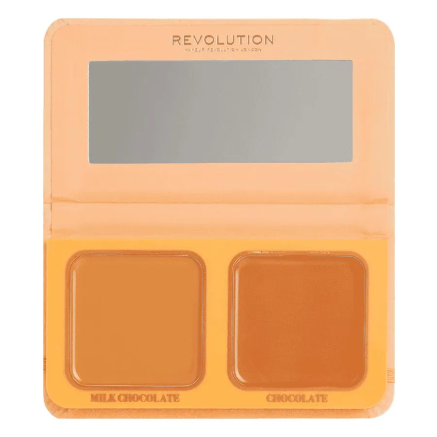 obrazek 1 MAKEUP REVOLUTION x Maffashion Cream Bronzer Duo Bronzer w kremie Milky Chocolate Way 6g 6 g MakeUp Revolution