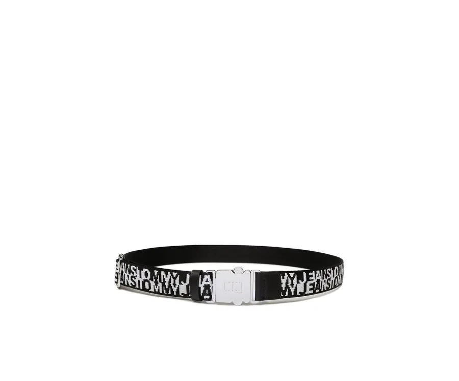 obrazek 1 Tommy Jeans Pasek Damski Tjw Fashion Webbing 3.0 AW0AW14613 Czarny