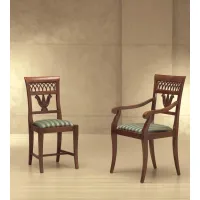 Picture Original French-style armchair and chair for the living room – Morello Gianpaolo