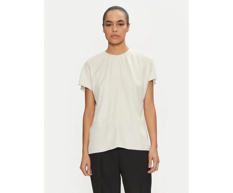 obrazek 1 Calvin Klein Bluzka K20K207839 Écru Regular Fit