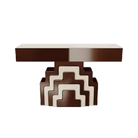Picture An original console with a unique shape