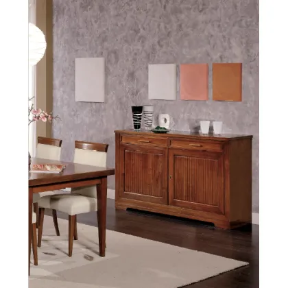 Zdjęcie Kredens 2-drzwiowy 2-szufladowy do stylowej jadalni - Fratelli Mirandola