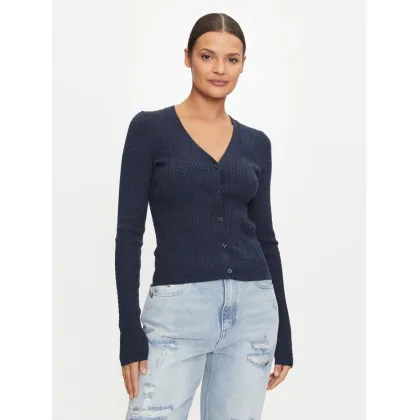 Zdjęcie Tommy Jeans Kardigan Essential DW0DW18682 Niebieski Slim Fit