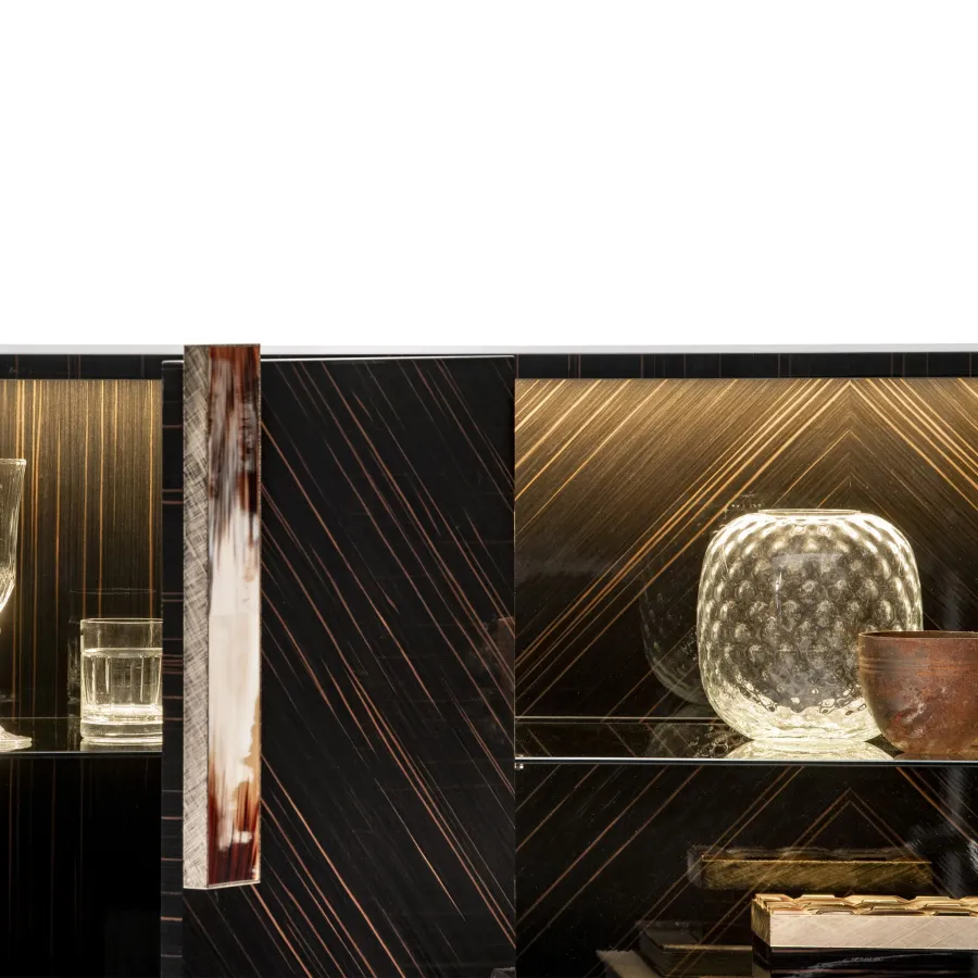 obrazek 2 Włoska wyjątkowa pozioma 4 drzwiowa szafka z najwyższej jakości materiałów - Arcahorn