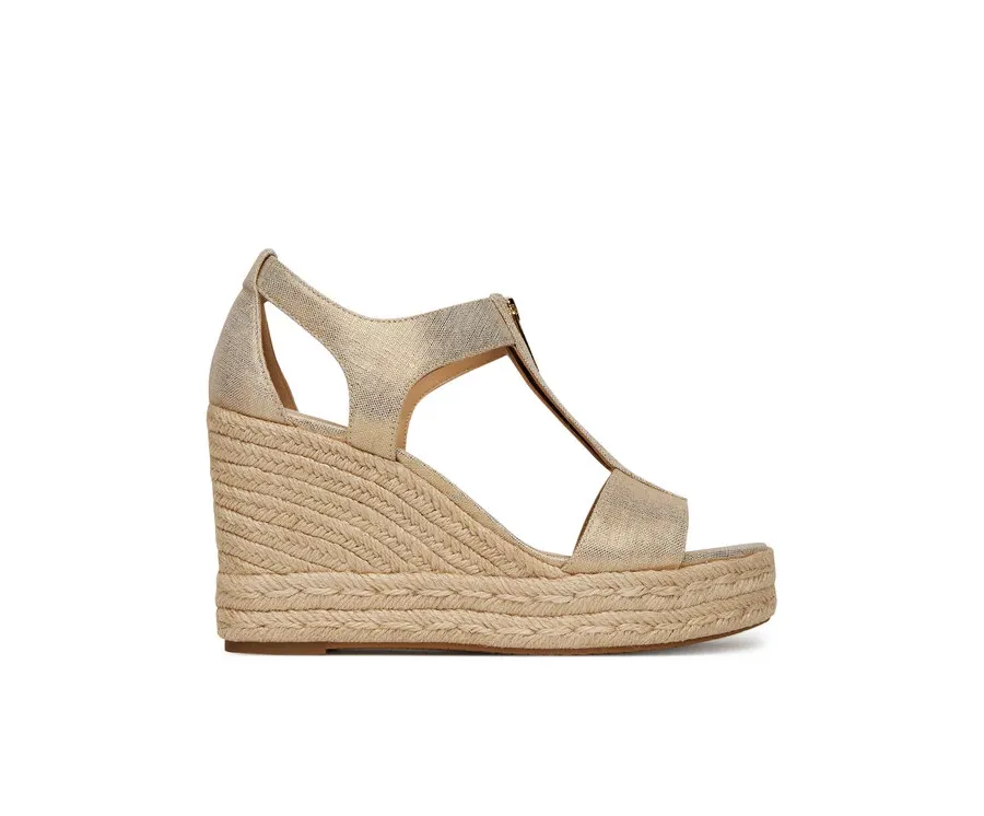 obrazek 1 MICHAEL Michael Kors Espadryle Berkley 40S4BRMS9D Złoty