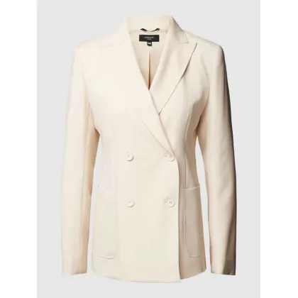 Zdjęcie Żakiet z żywej wełny z kołnierzem z połami model ‘NERVOSO’