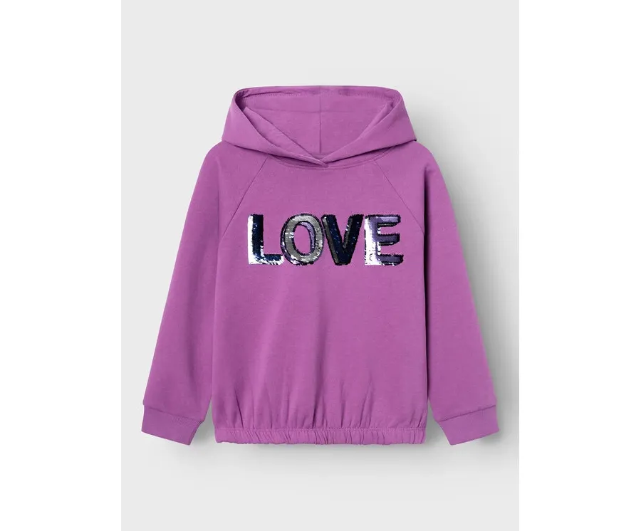 obrazek 1 NAME IT Bluza 13219959 Fioletowy Regular Fit