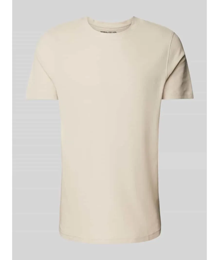 obrazek 1 T-shirt z prążkowanym okrągłym dekoltem
