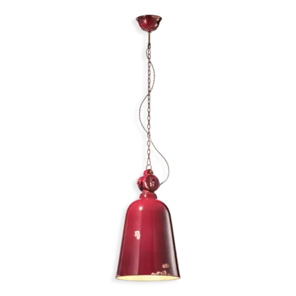 Zdjęcie Oryginalna włoska lampa wisząca Industrial w stylu retro